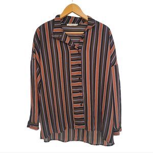 ROKOKO Women's Stripped Top Size Small